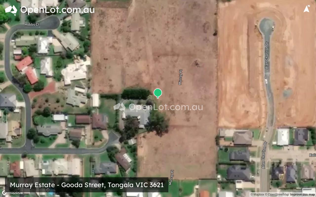 Satellite image for Murray Estate - Gooda Street, Tongala VIC 3621