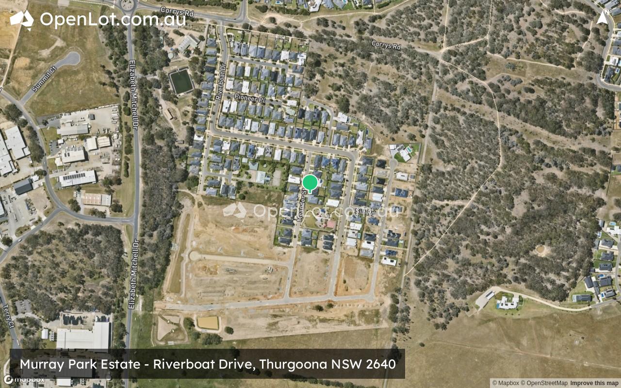 Satellite image for Murray Park Estate - Riverboat Drive, Thurgoona NSW 2640