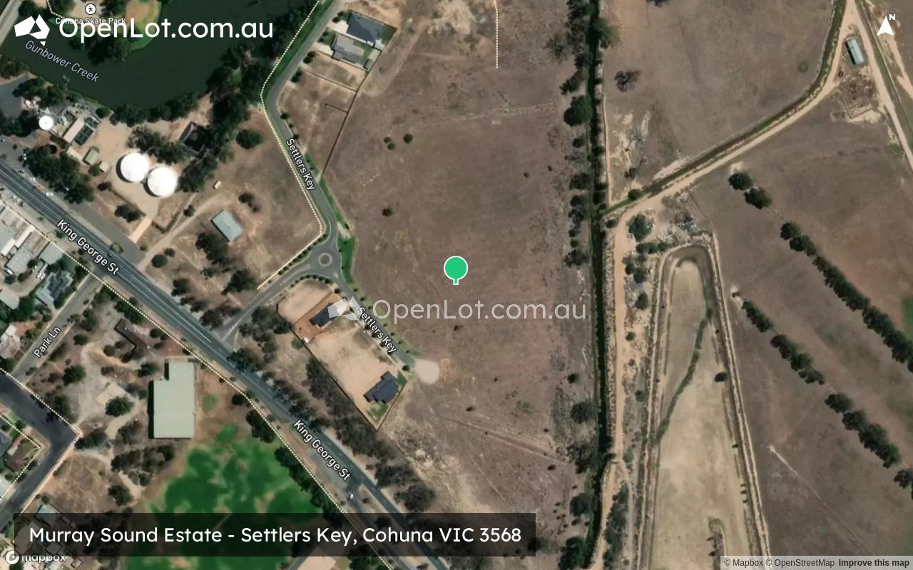 Satellite image for Murray Sound Estate - Settlers Key, Cohuna VIC 3568