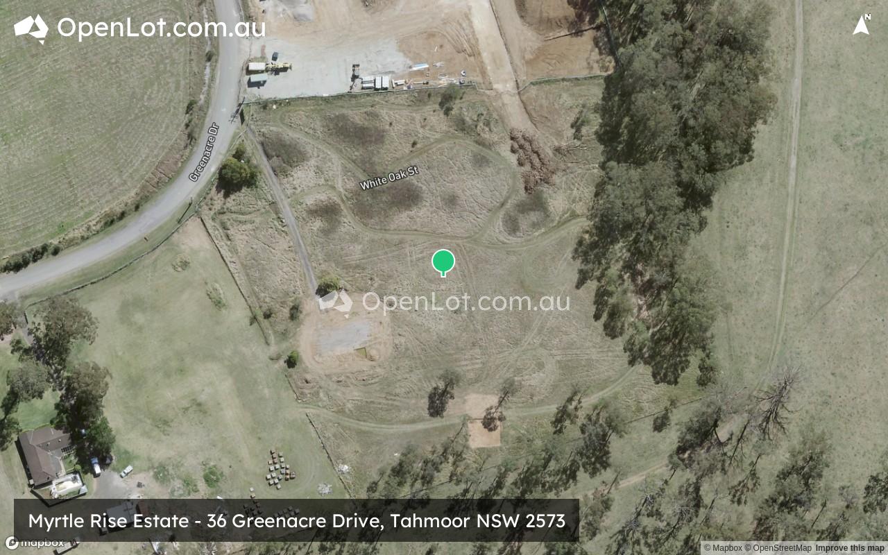 Satellite image for Myrtle Rise Estate - 36 Greenacre Drive, Tahmoor NSW 2573