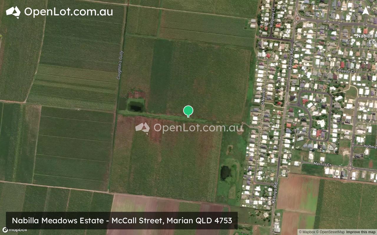 Satellite image for Nabilla Meadows Estate - McCall Street, Marian QLD 4753