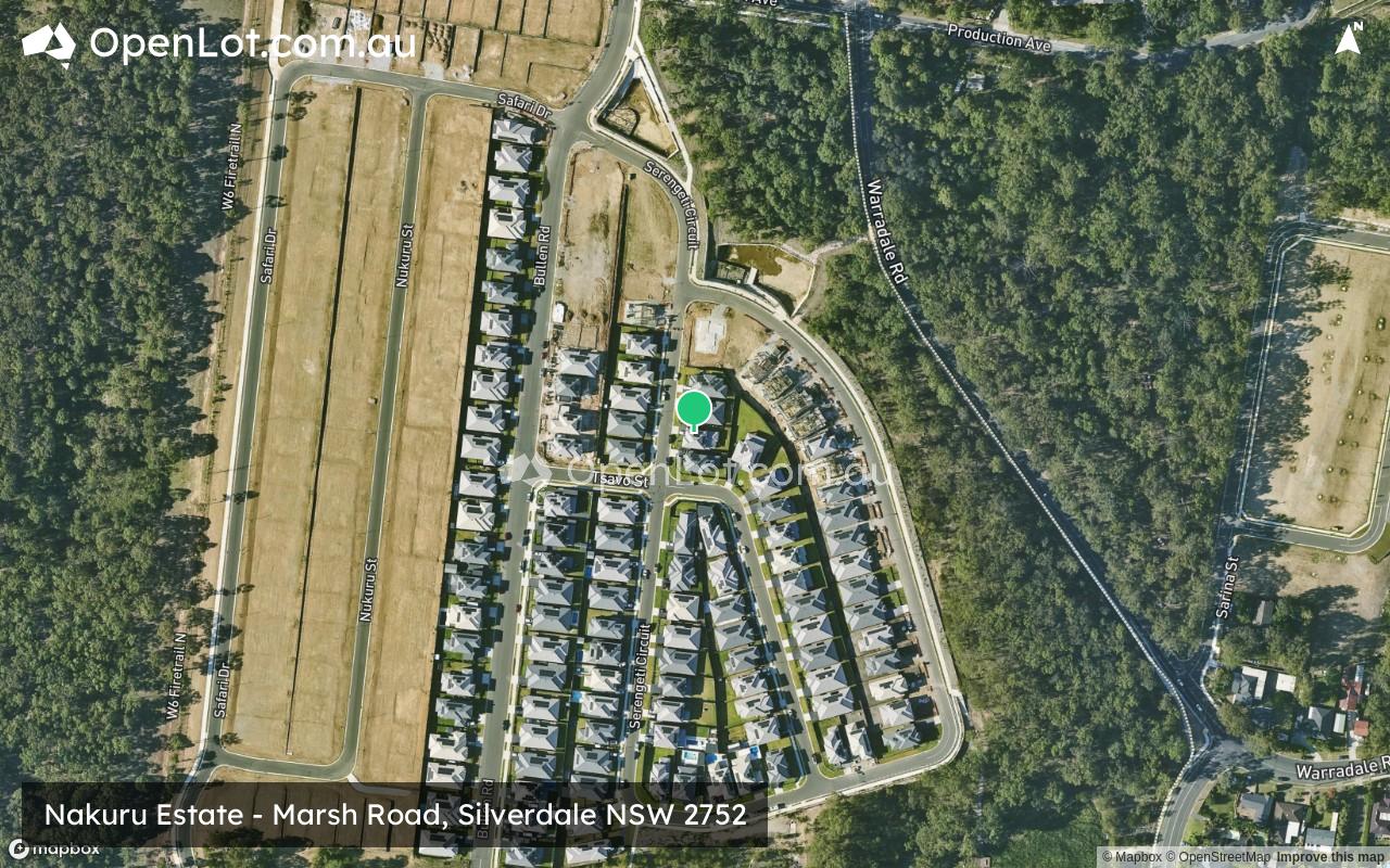 Satellite image for Nakuru Estate - Marsh Road, Silverdale NSW 2752