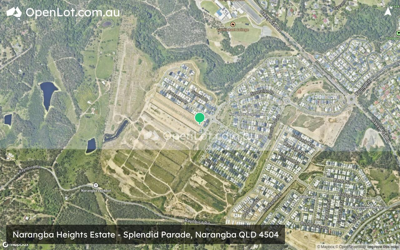 Satellite image for Narangba Heights Estate - Splendid Parade, Narangba QLD 4504