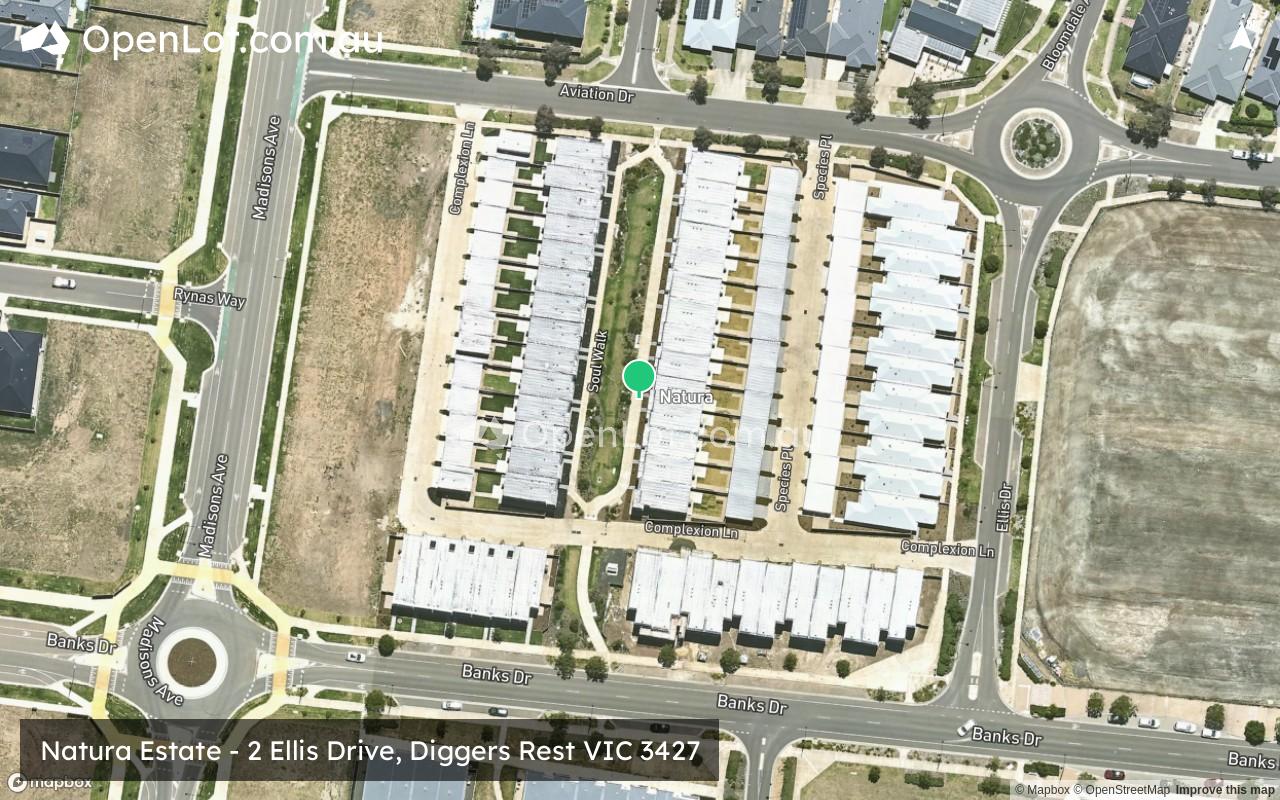 Satellite image for Natura Estate - 2 Ellis Drive, Diggers Rest VIC 3427