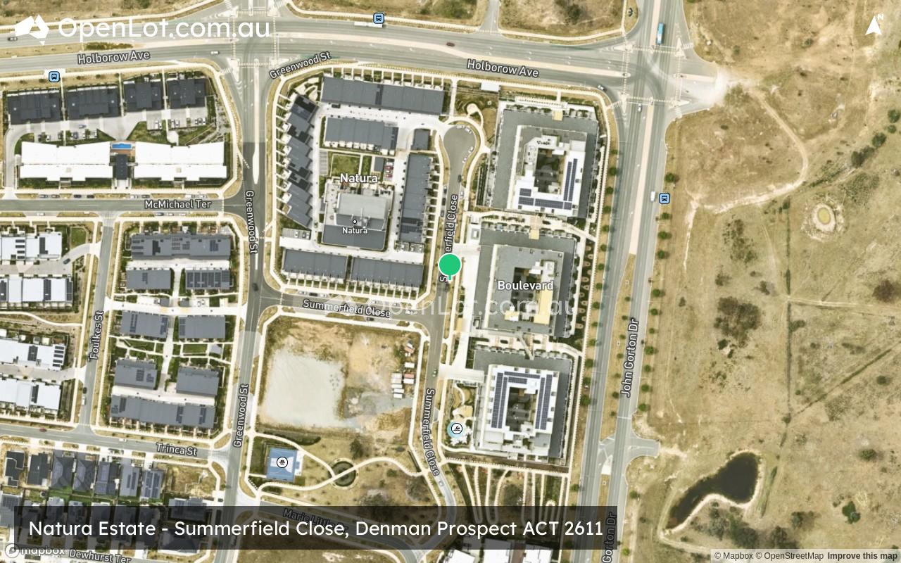 Satellite image for Natura Estate - Summerfield Close, Denman Prospect ACT 2611