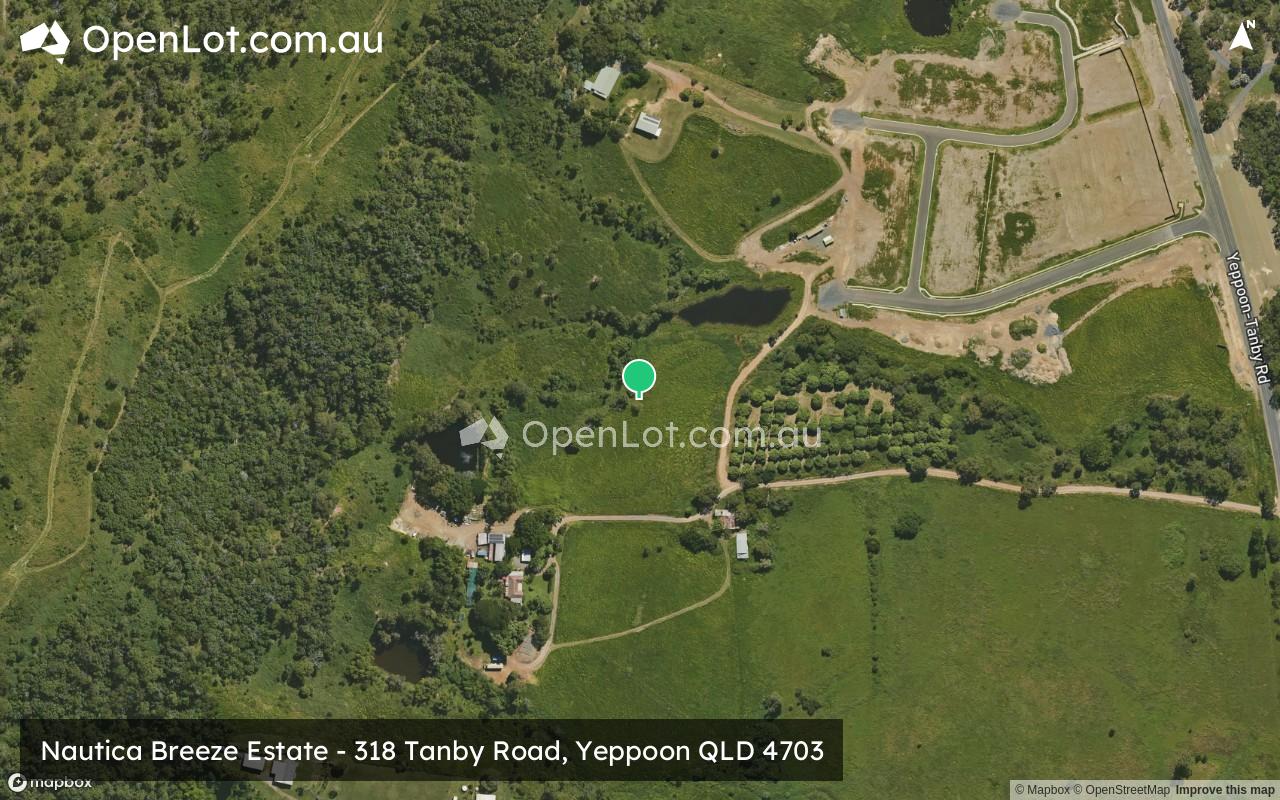 Satellite image for Nautica Breeze Estate - 318 Tanby Road, Yeppoon QLD 4703