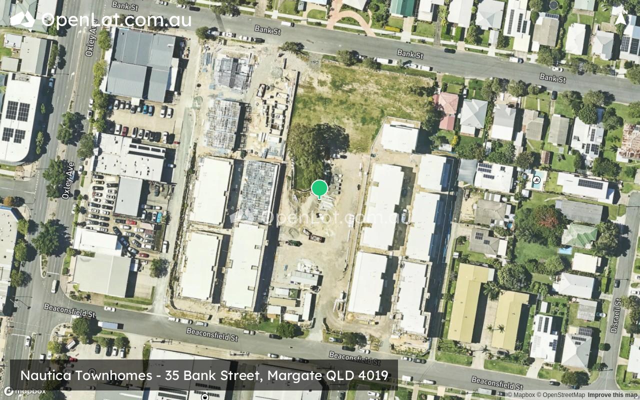 Satellite image for Nautica Townhomes - 35 Bank Street, Margate QLD 4019