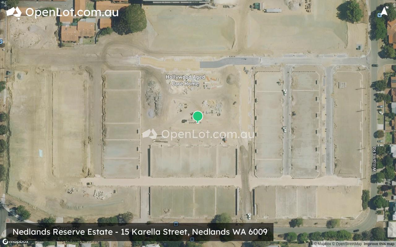 Satellite image for Nedlands Reserve Estate - 15 Karella Street, Nedlands WA 6009