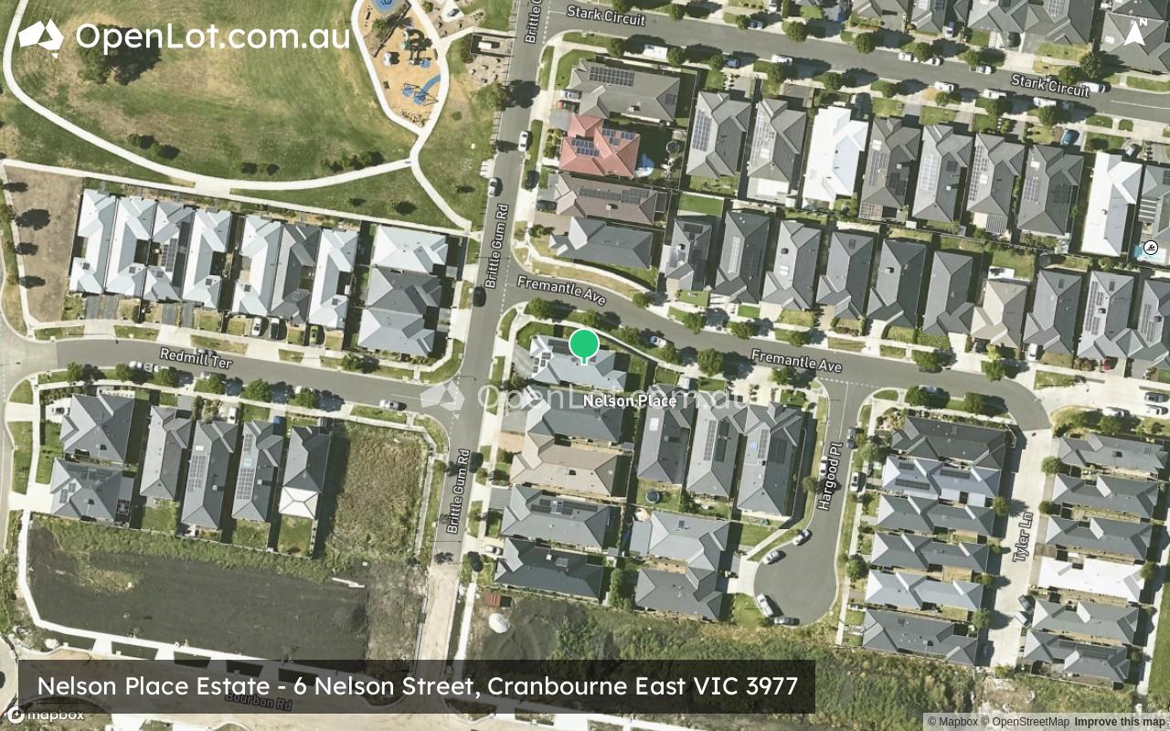 Satellite image for Nelson Place Estate - 6 Nelson Street, Cranbourne East VIC 3977
