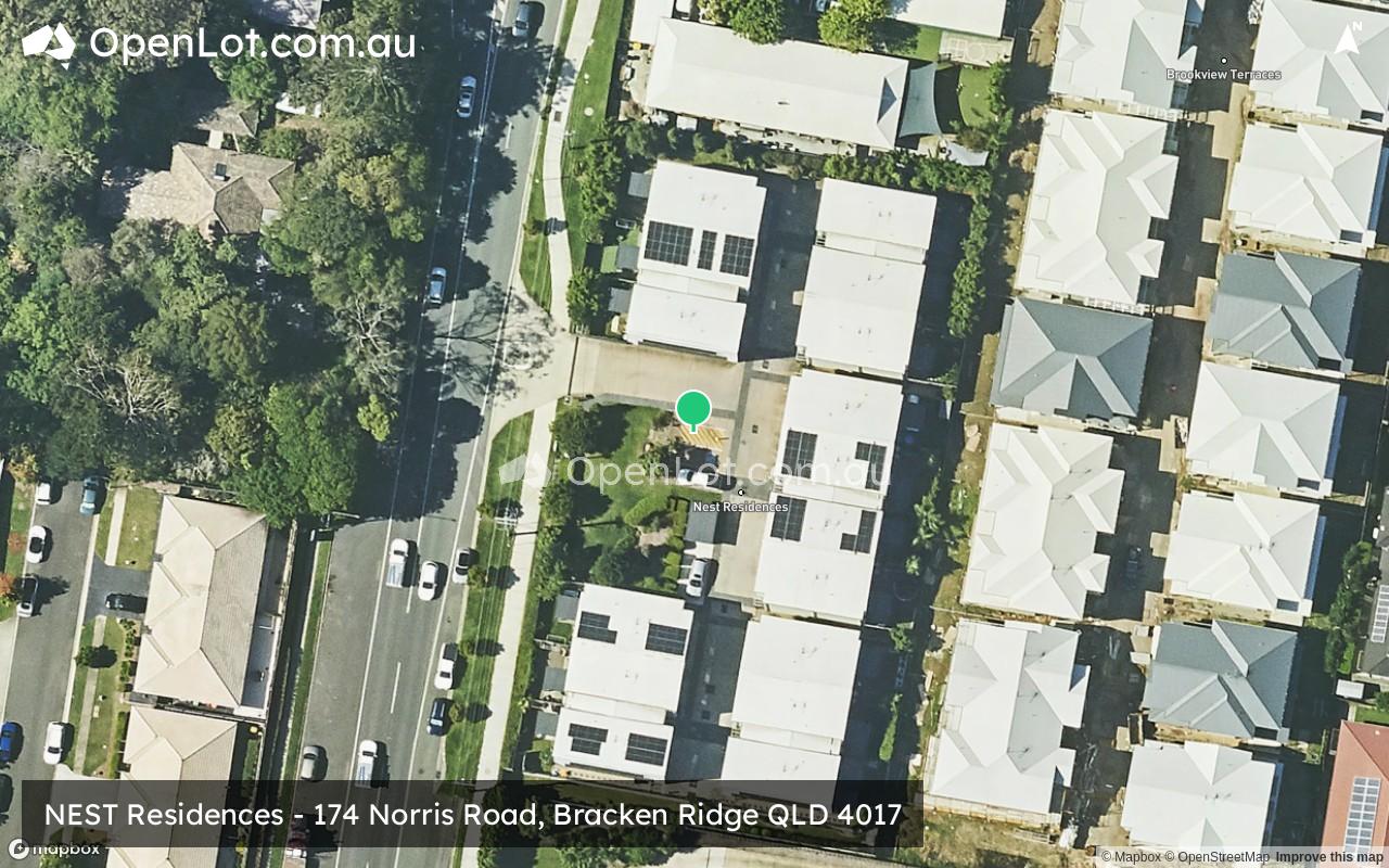 Satellite image for NEST Residences - 174 Norris Road, Bracken Ridge QLD 4017