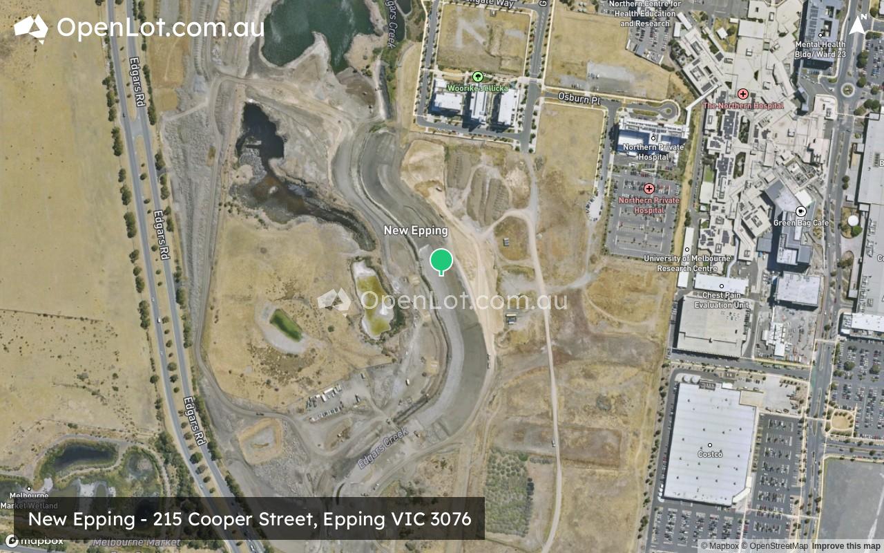 Satellite image for New Epping - 215 Cooper Street, Epping VIC 3076