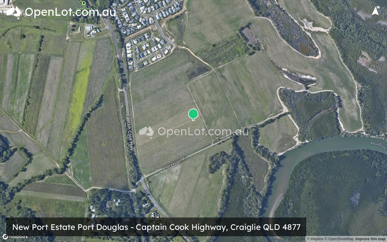 Satellite image for New Port Estate Port Douglas - Captain Cook Highway, Craiglie QLD 4877