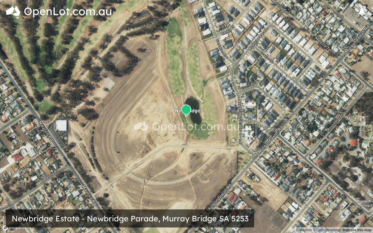 Satellite image for Newbridge Estate - Newbridge Parade, Murray Bridge SA 5253