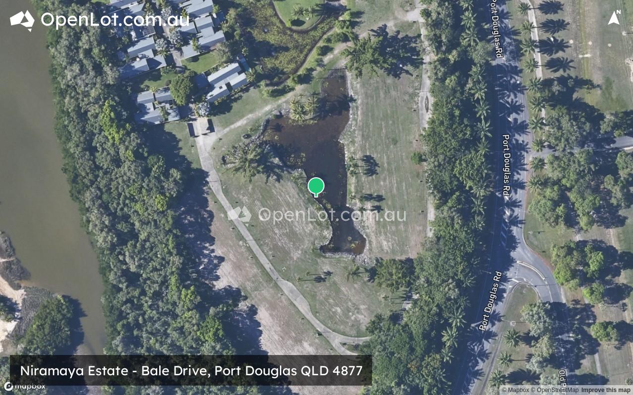 Satellite image for Niramaya Estate - Bale Drive, Port Douglas QLD 4877