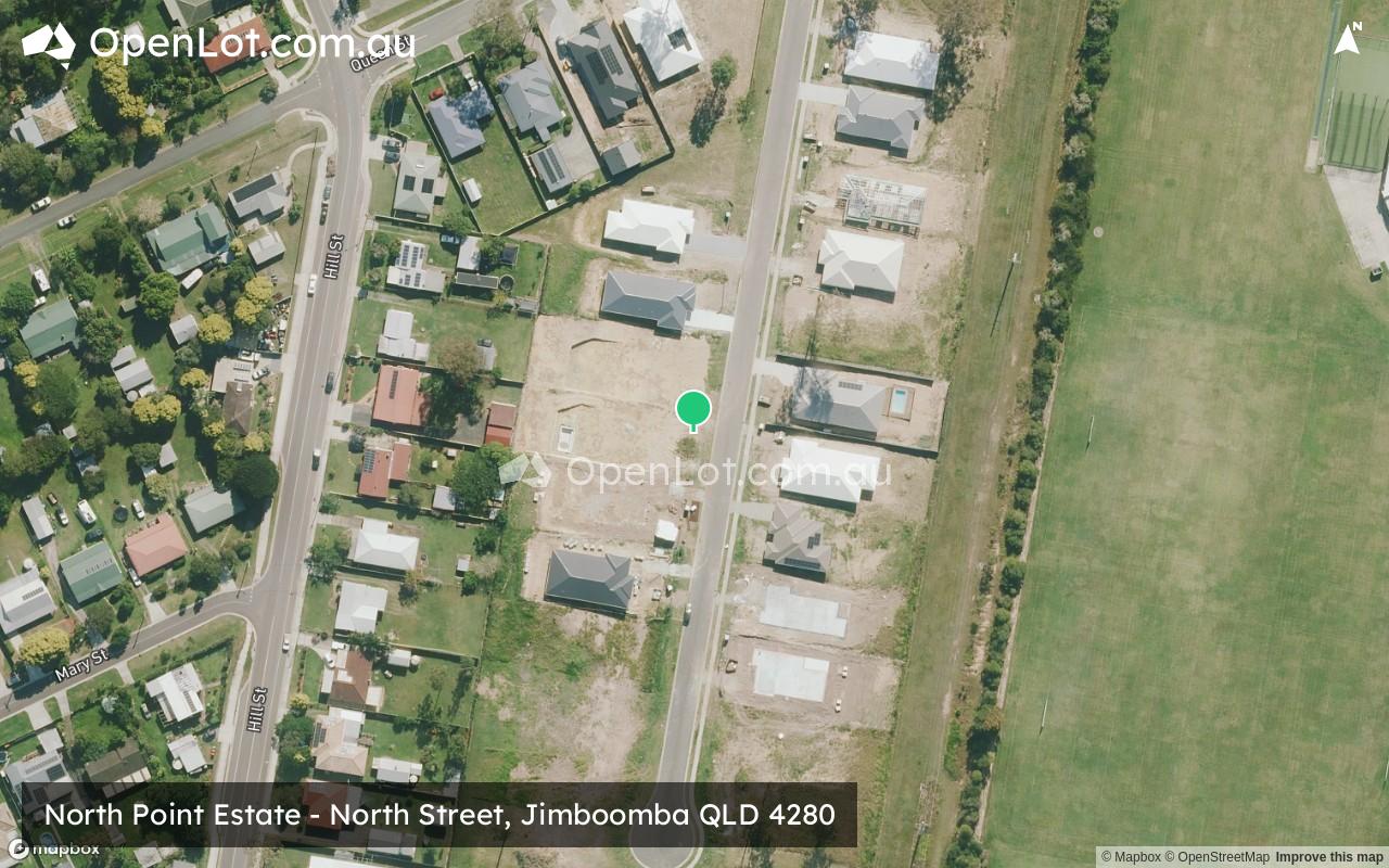 Satellite image for North Point Estate - North Street, Jimboomba QLD 4280