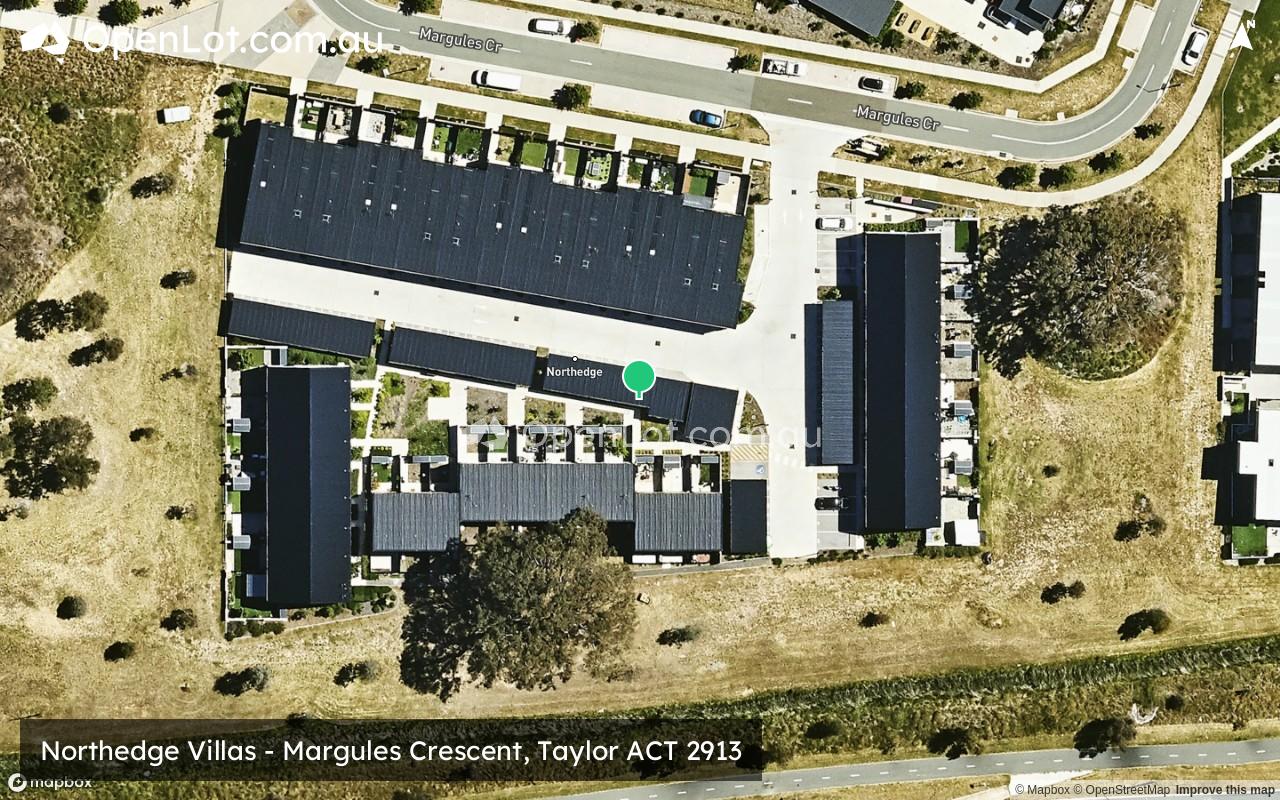 Satellite image for Northedge Villas - Margules Crescent, Taylor ACT 2913