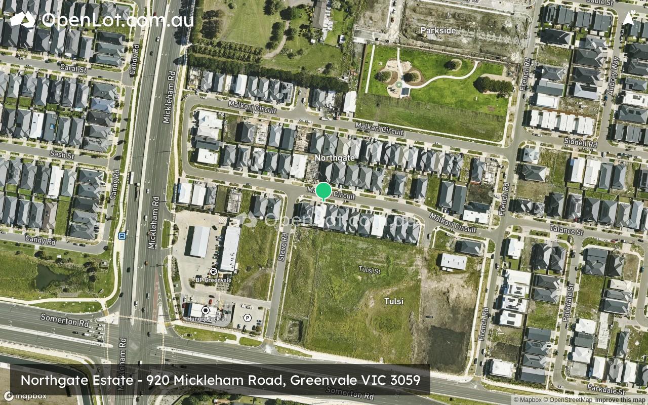 Satellite image for Northgate Estate - 920 Mickleham Road, Greenvale VIC 3059