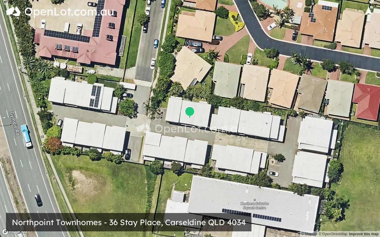 Satellite image for Northpoint Townhomes - 36 Stay Place, Carseldine QLD 4034