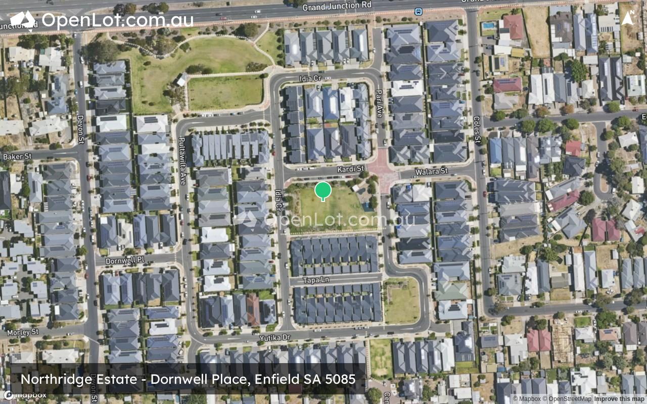 Satellite image for Northridge Estate - Dornwell Place, Enfield SA 5085