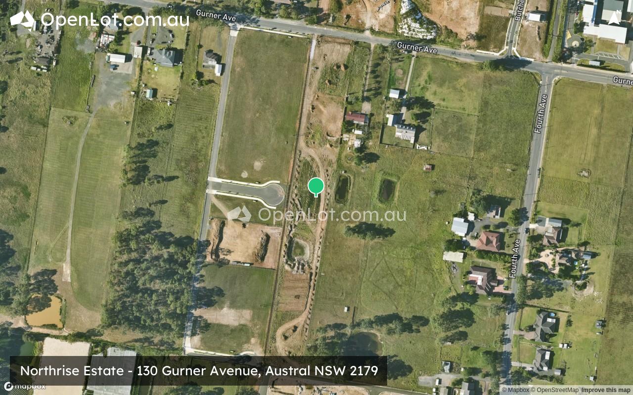 Satellite image for Northrise Estate - 130 Gurner Avenue, Austral NSW 2179
