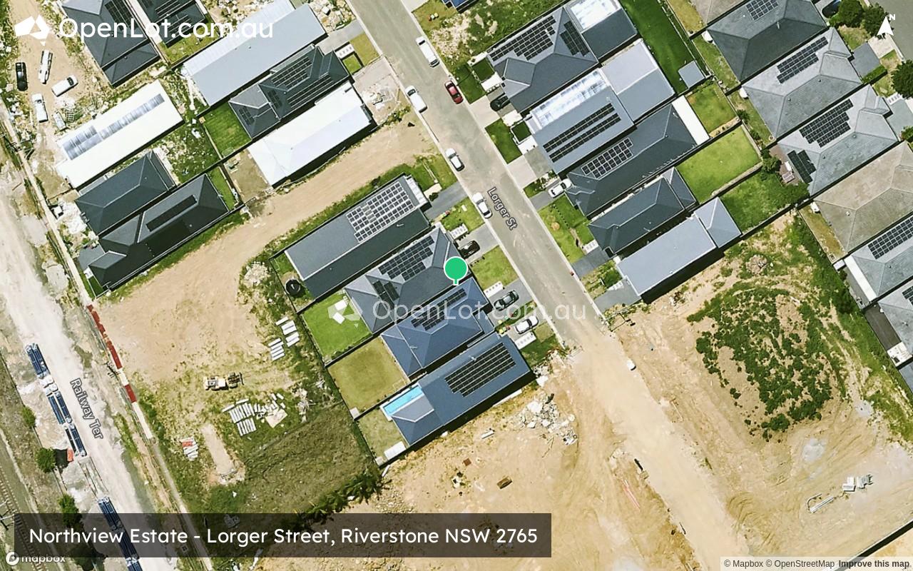 Satellite image for Northview Estate - Lorger Street, Riverstone NSW 2765