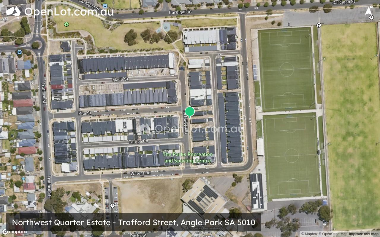 Satellite image for Northwest Quarter Estate - Trafford Street, Angle Park SA 5010