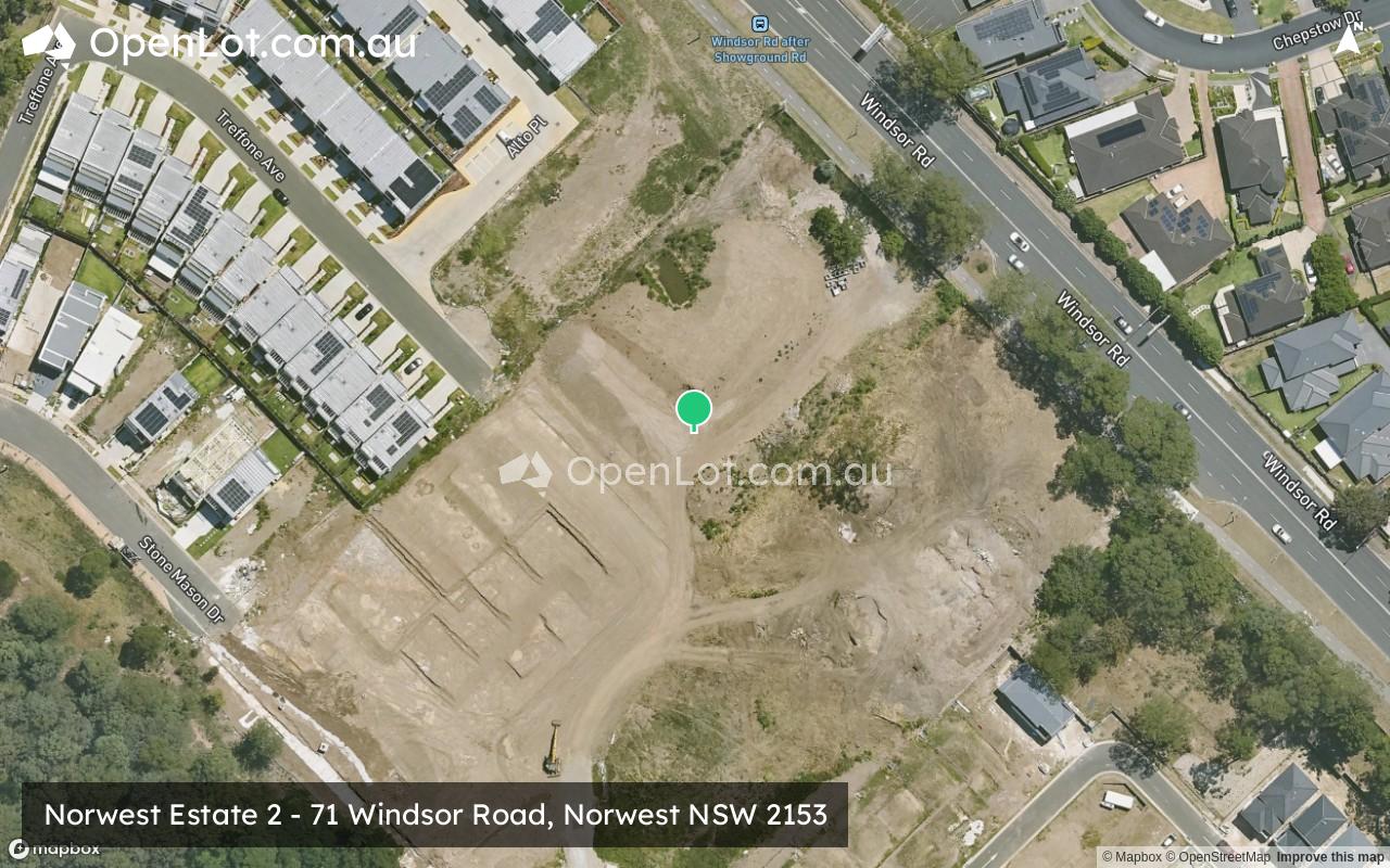 Satellite image for Norwest Estate 2 - 71 Windsor Road, Norwest NSW 2153