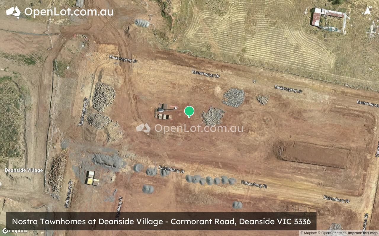 Satellite image for Nostra Townhomes at Deanside Village - Cormorant Road, Deanside VIC 3336