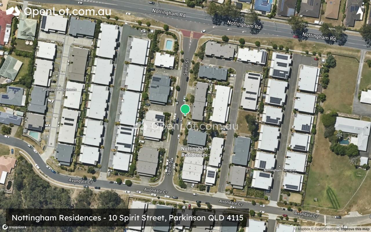 Satellite image for Nottingham Residences - 10 Spirit Street, Parkinson QLD 4115