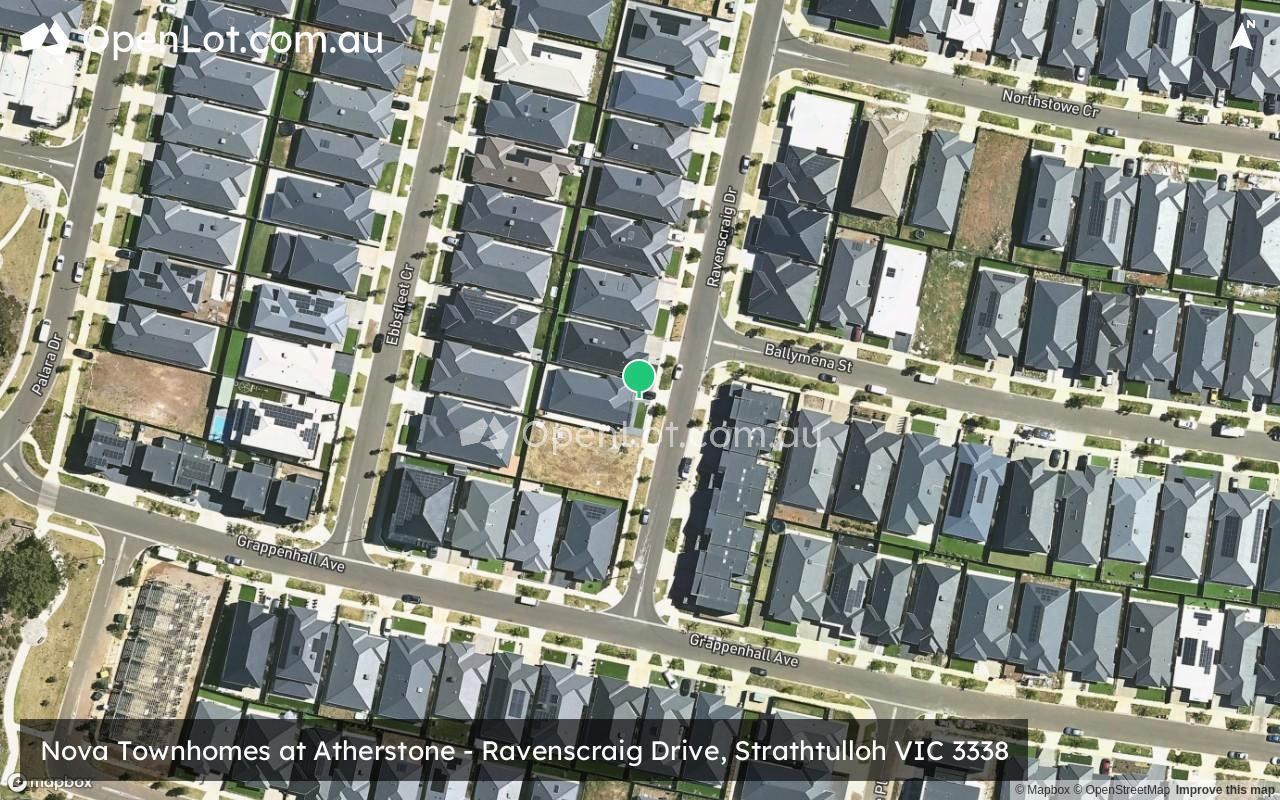 Satellite image for Nova Townhomes at Atherstone - Ravenscraig Drive, Strathtulloh VIC 3338