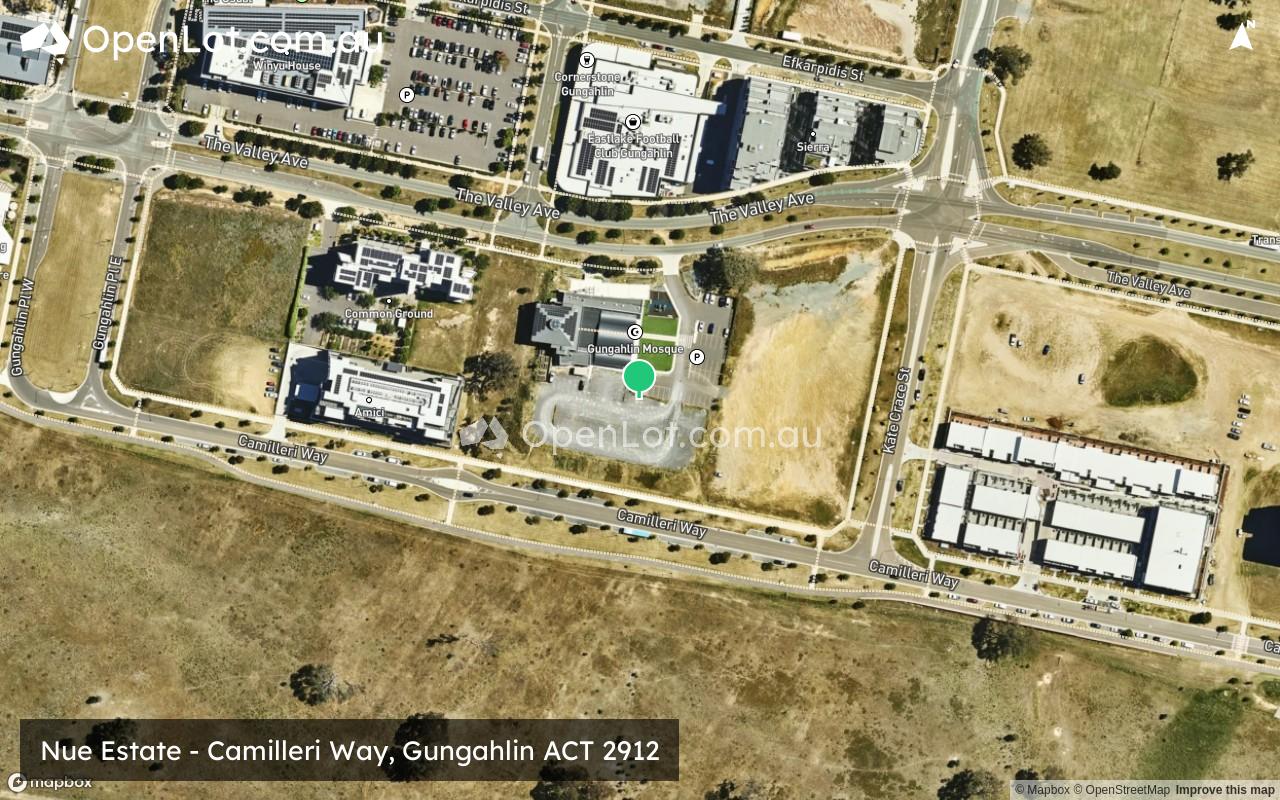 Satellite image for Nue Estate - Camilleri Way, Gungahlin ACT 2912