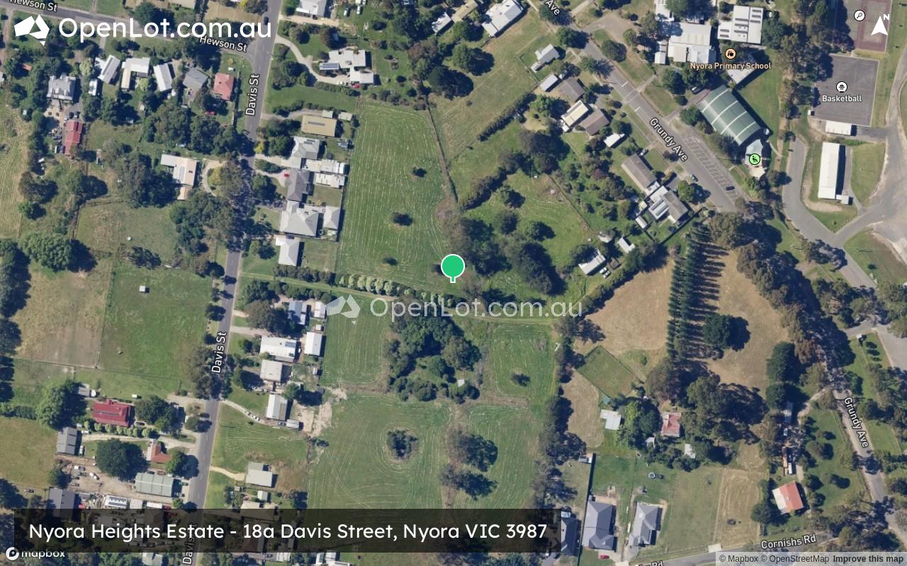 Satellite image for Nyora Heights Estate - 18a Davis Street, Nyora VIC 3987
