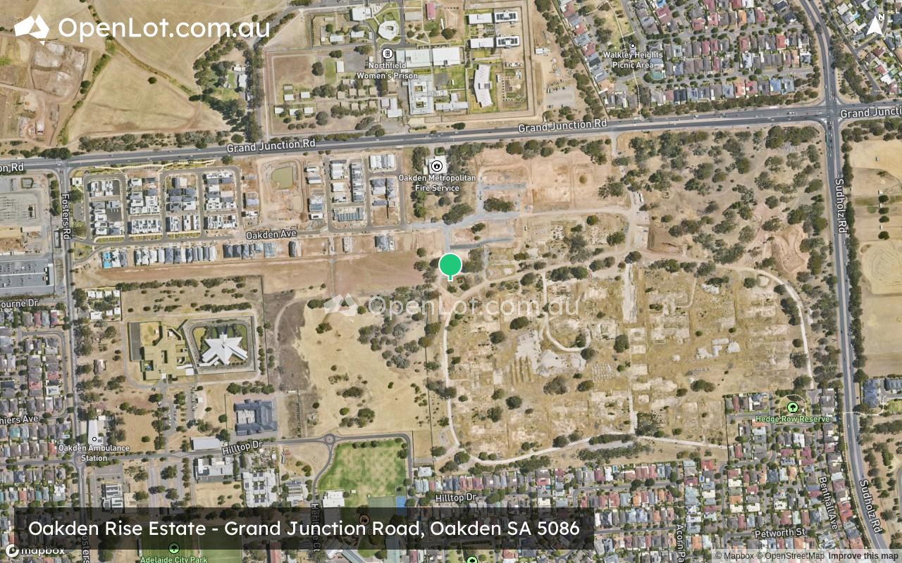 Satellite image for Oakden Rise Estate - Grand Junction Road, Oakden SA 5086