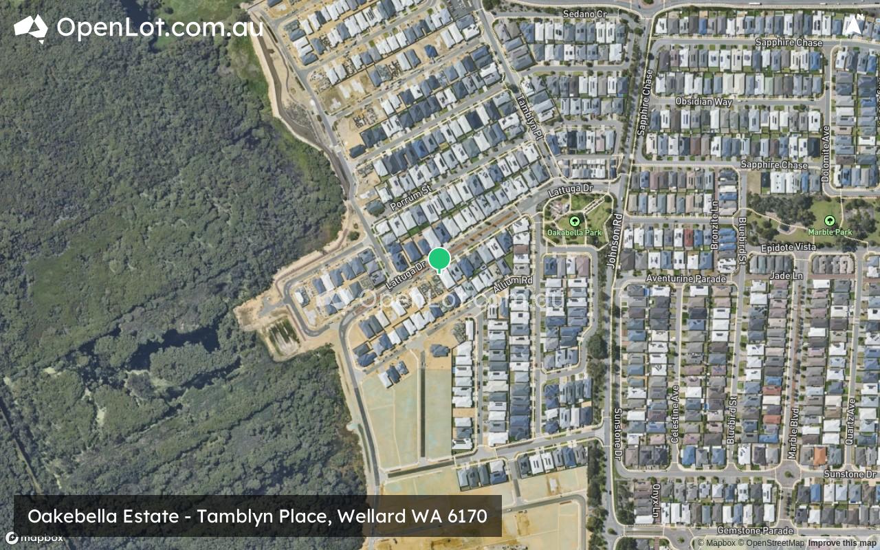 Satellite image for Oakebella Estate - Tamblyn Place, Wellard WA 6170