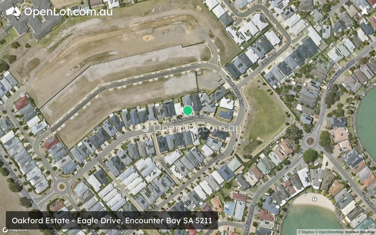 Satellite image for Oakford Estate - Eagle Drive, Encounter Bay SA 5211
