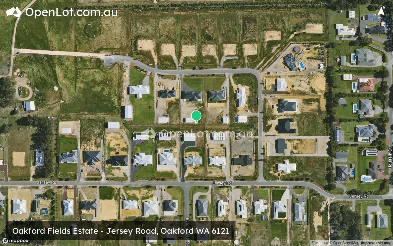 Satellite image for Oakford Fields Estate - Jersey Road, Oakford WA 6121