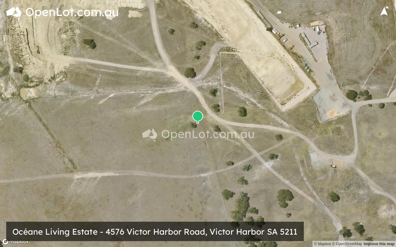 Satellite image for Océane Living Estate - 4576 Victor Harbor Road, Victor Harbor SA 5211