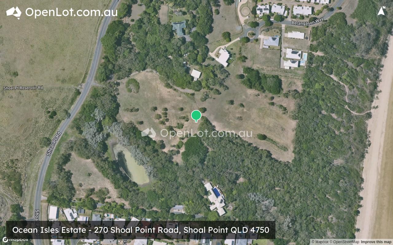 Satellite image for Ocean Isles Estate - 270 Shoal Point Road, Shoal Point QLD 4750
