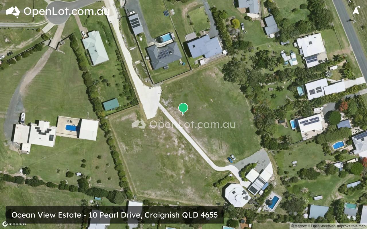 Satellite image for Ocean View Estate - 10 Pearl Drive, Craignish QLD 4655