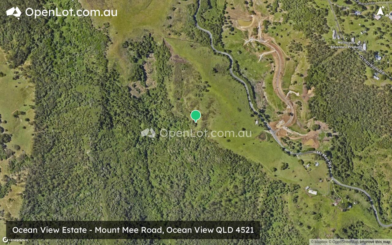 Satellite image for Ocean View Estate - Mount Mee Road, Ocean View QLD 4521