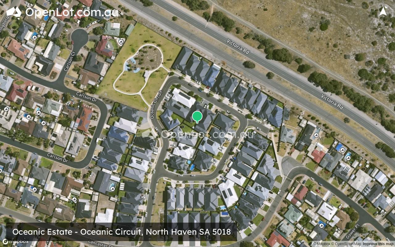 Satellite image for Oceanic Estate - Oceanic Circuit, North Haven SA 5018