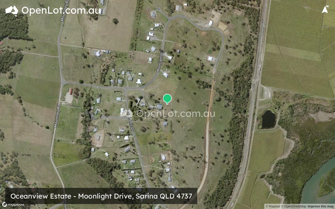 Satellite image for Oceanview Estate - Moonlight Drive, Sarina QLD 4737