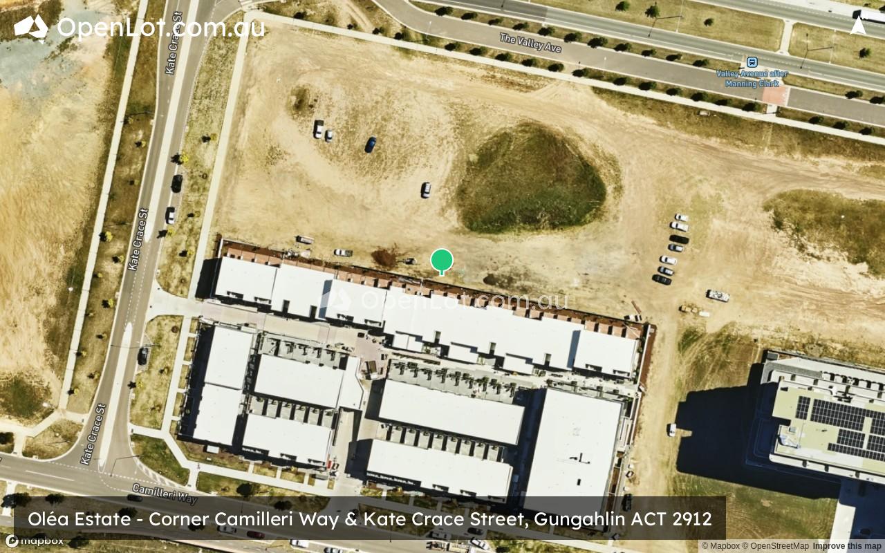 Satellite image for Oléa Estate - Corner Camilleri Way & Kate Crace Street, Gungahlin ACT 2912