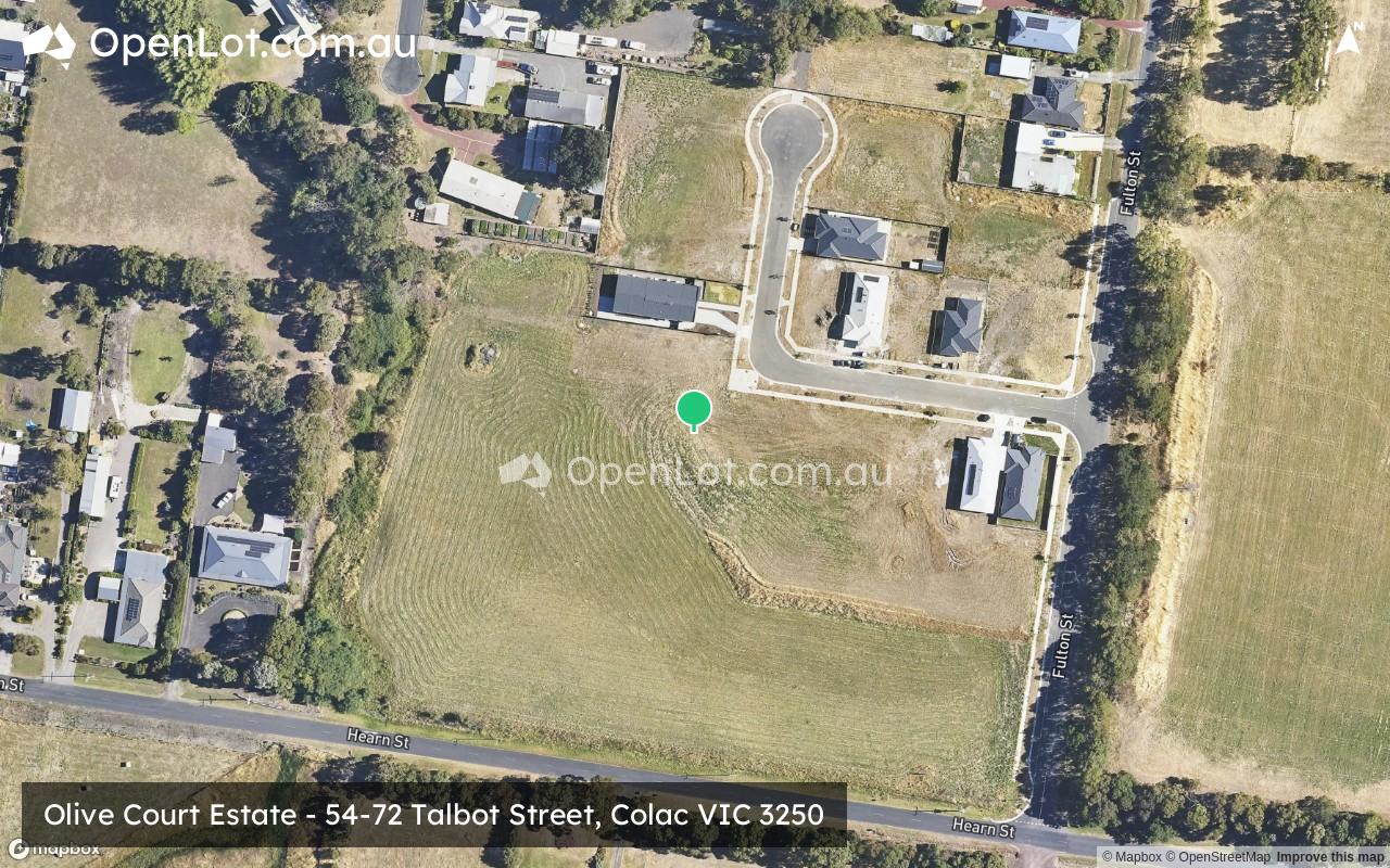 Satellite image for Olive Court Estate - 54-72 Talbot Street, Colac VIC 3250