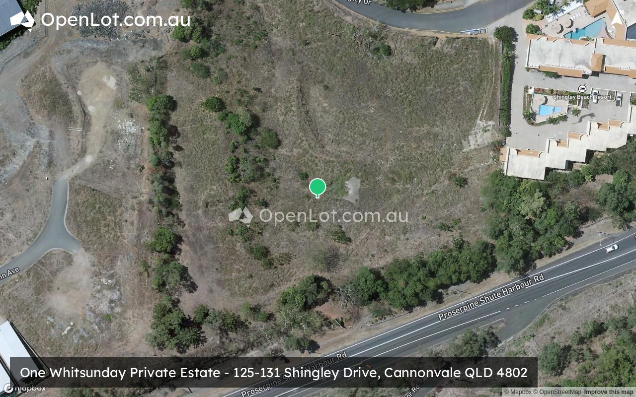 Satellite image for One Whitsunday Private Estate - 125-131 Shingley Drive, Cannonvale QLD 4802