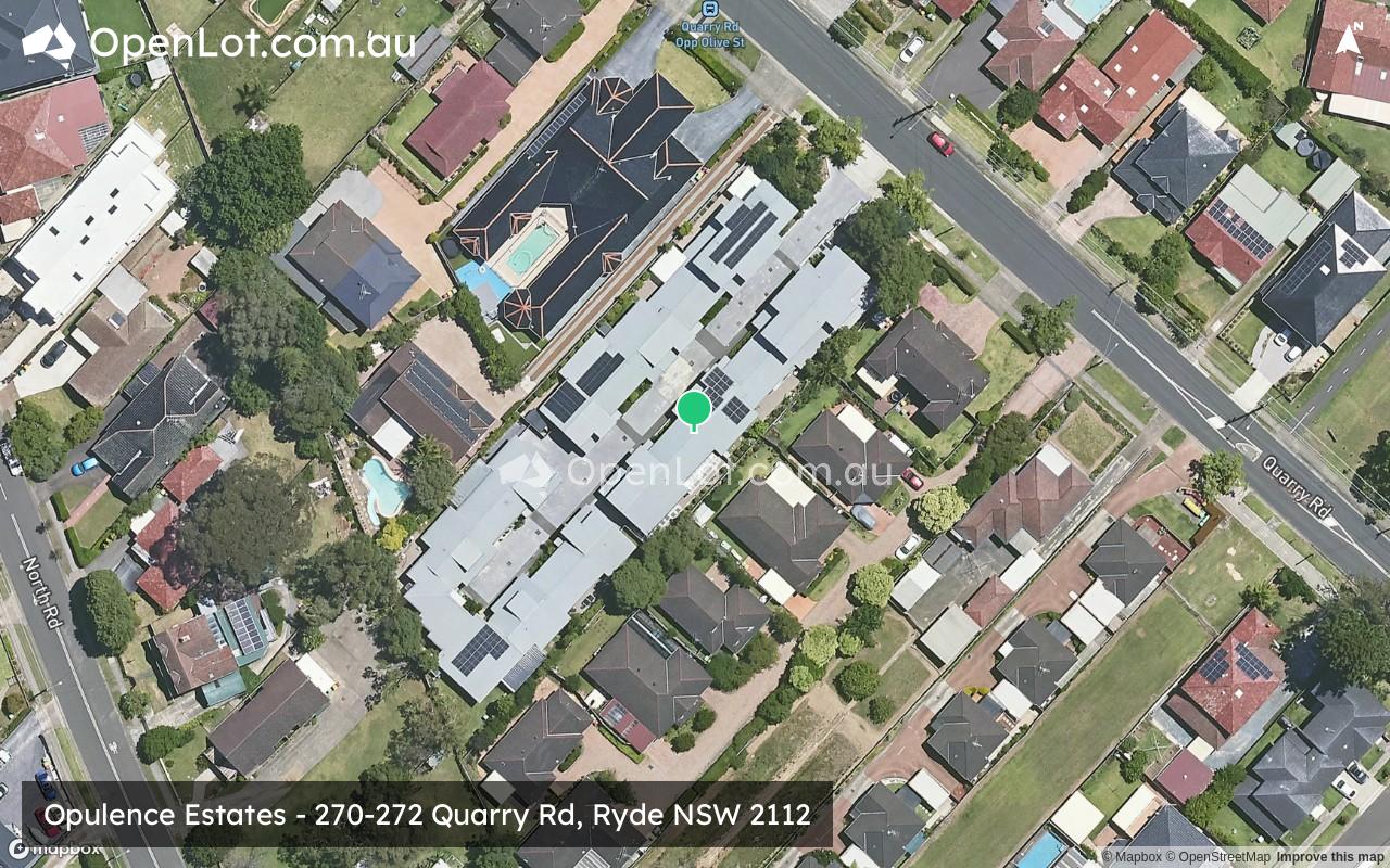Satellite image for Opulence Estates - 270-272 Quarry Rd, Ryde NSW 2112