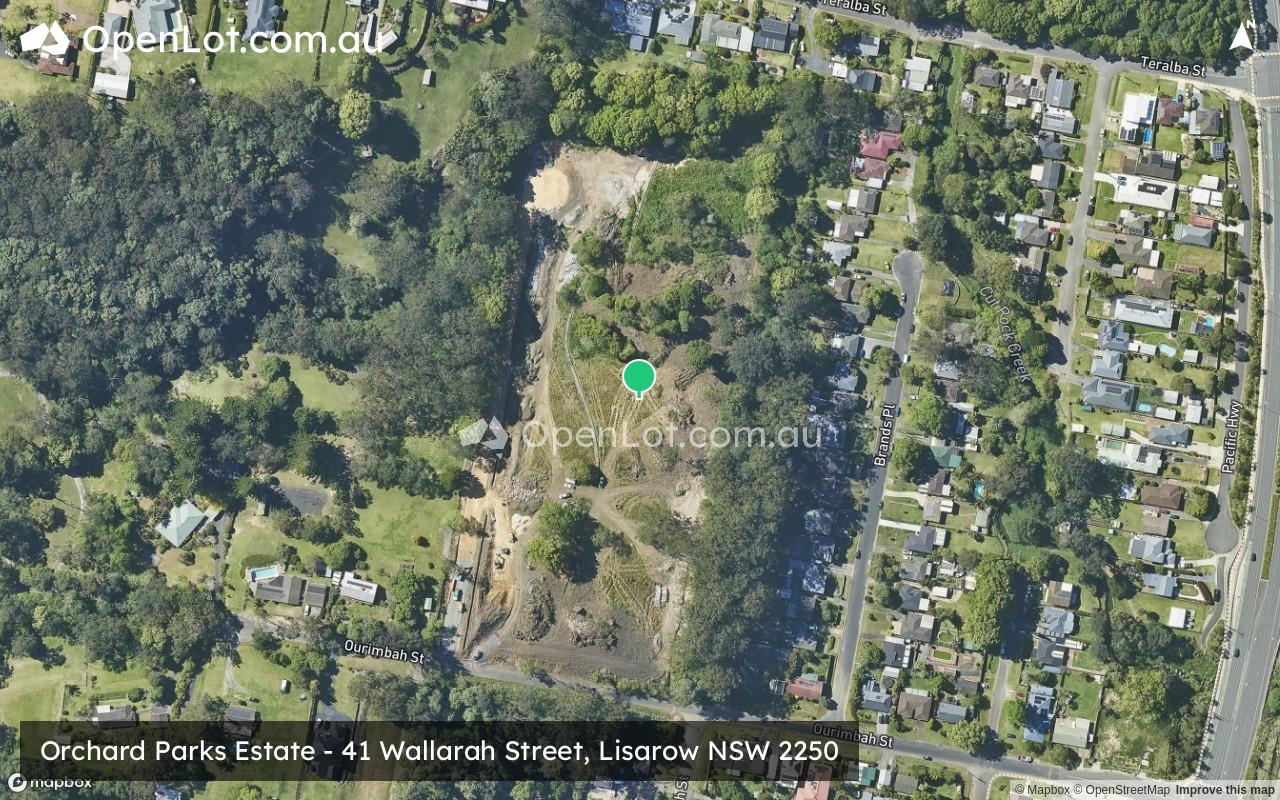 Satellite image for Orchard Parks Estate - 41 Wallarah Street, Lisarow NSW 2250