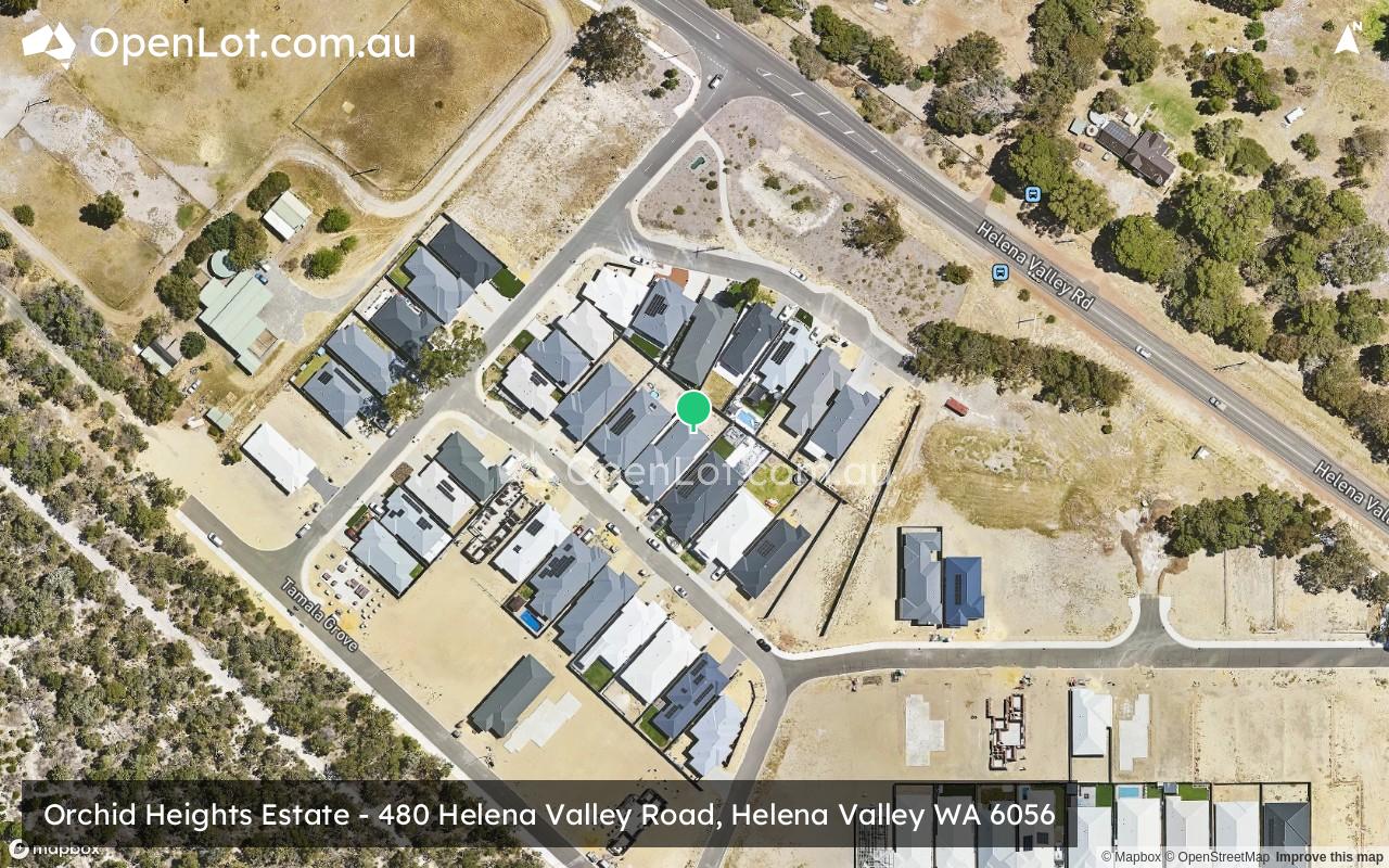 Satellite image for Orchid Heights Estate - 480 Helena Valley Road, Helena Valley WA 6056