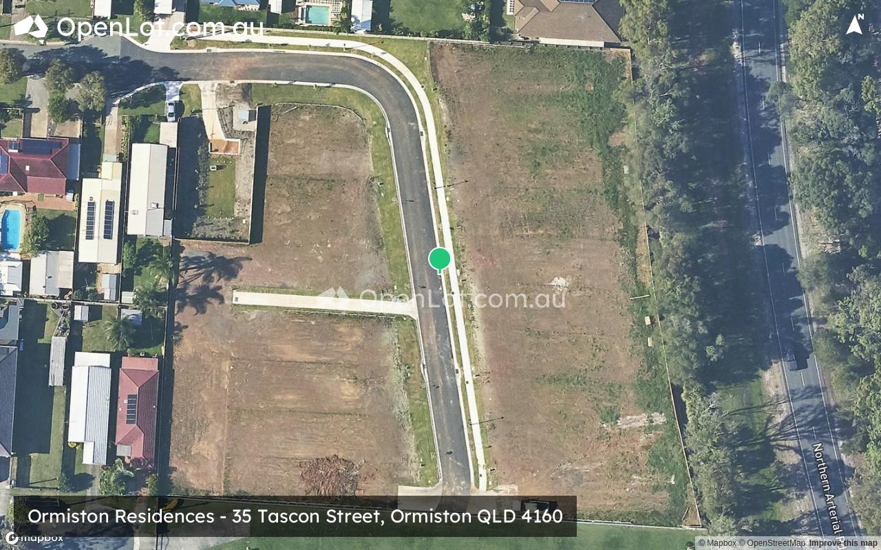 Satellite image for Ormiston Residences - 35 Tascon Street, Ormiston QLD 4160