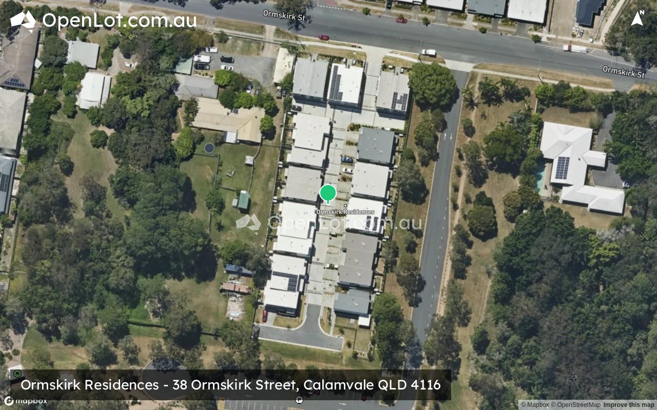 Satellite image for Ormskirk Residences - 38 Ormskirk Street, Calamvale QLD 4116
